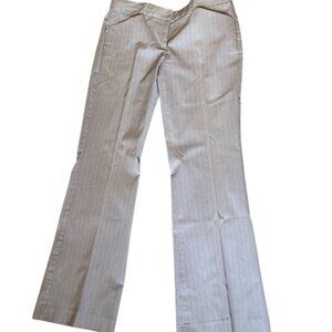 EXPRESS Design Studio Editor Pant Sz 6 Gray Pinstripe #307F